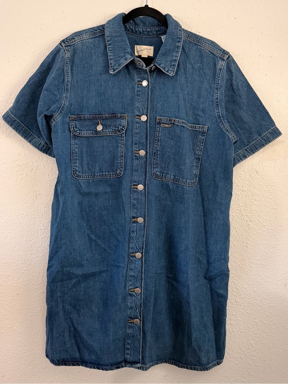 Universal Thread Denim Button-Front Shirt Dress